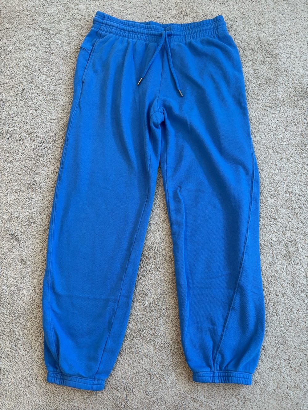 aerie Royal Blue Drawstring Jogger Sweats, Women’s Small